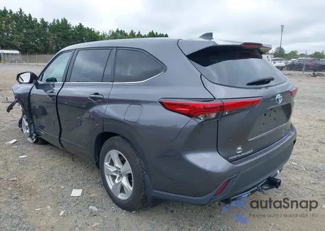 2023 Toyota Highlander Hybrid Le from USA, damaged, VIN 5TDZARAH3PS526191